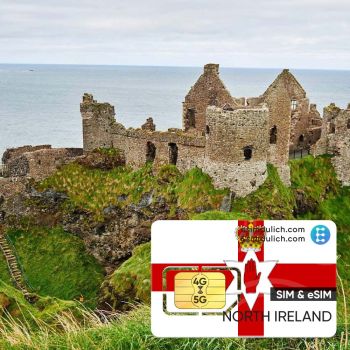 Sim Du Lịch Bắc Ireland 15 Ngày Tốc Độ Cao (North Ireland)